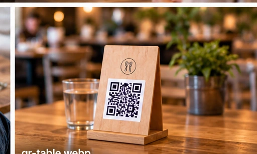Client scannant un QR code à table